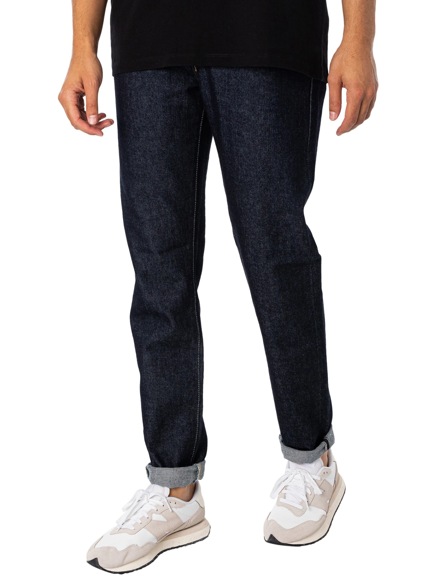 Edwin Regular Tapered Jeans - Dark Denim 1 Edwin Regular Tapered Jeans - Dark Denim