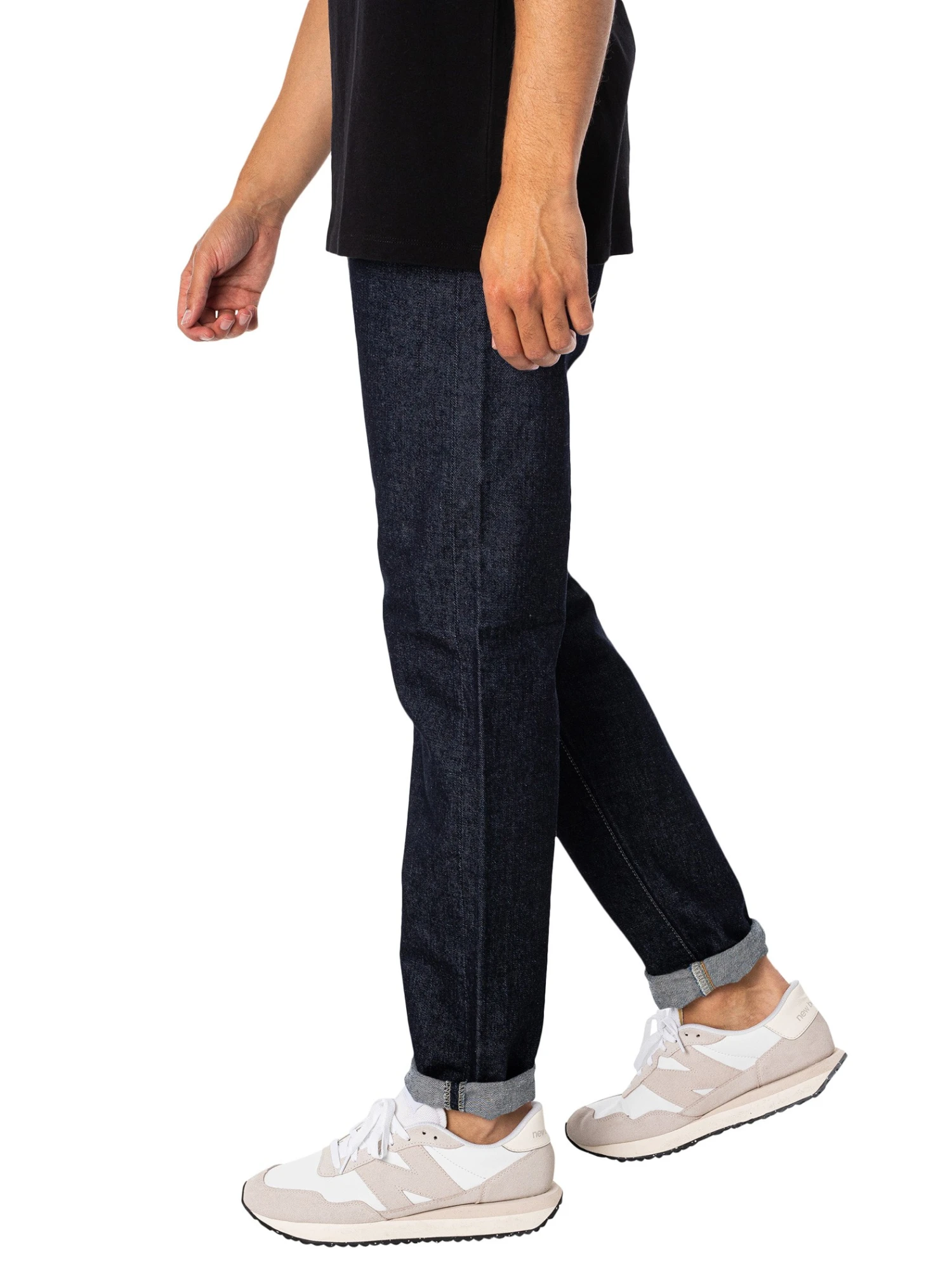 Edwin Regular Tapered Jeans - Dark Denim 2 Edwin Regular Tapered Jeans - Dark Denim - Image 2