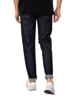 Edwin Regular Tapered Jeans - Dark Denim 8 Edwin Regular Tapered Jeans - Dark Denim -Standout Fashion Shop 48743c