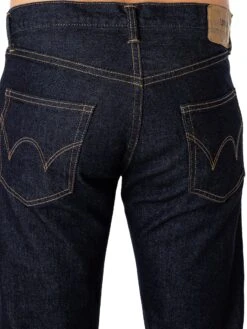 Edwin Regular Tapered Jeans - Dark Denim 9 Edwin Regular Tapered Jeans - Dark Denim -Standout Fashion Shop 48743d