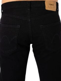 Edwin Regular Tapered Jeans - Black -Standout Fashion Shop 48744d