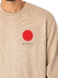 Edwin Sun Sweatshirt - White 9 Edwin Sun Sweatshirt - White -Standout Fashion Shop 48748d