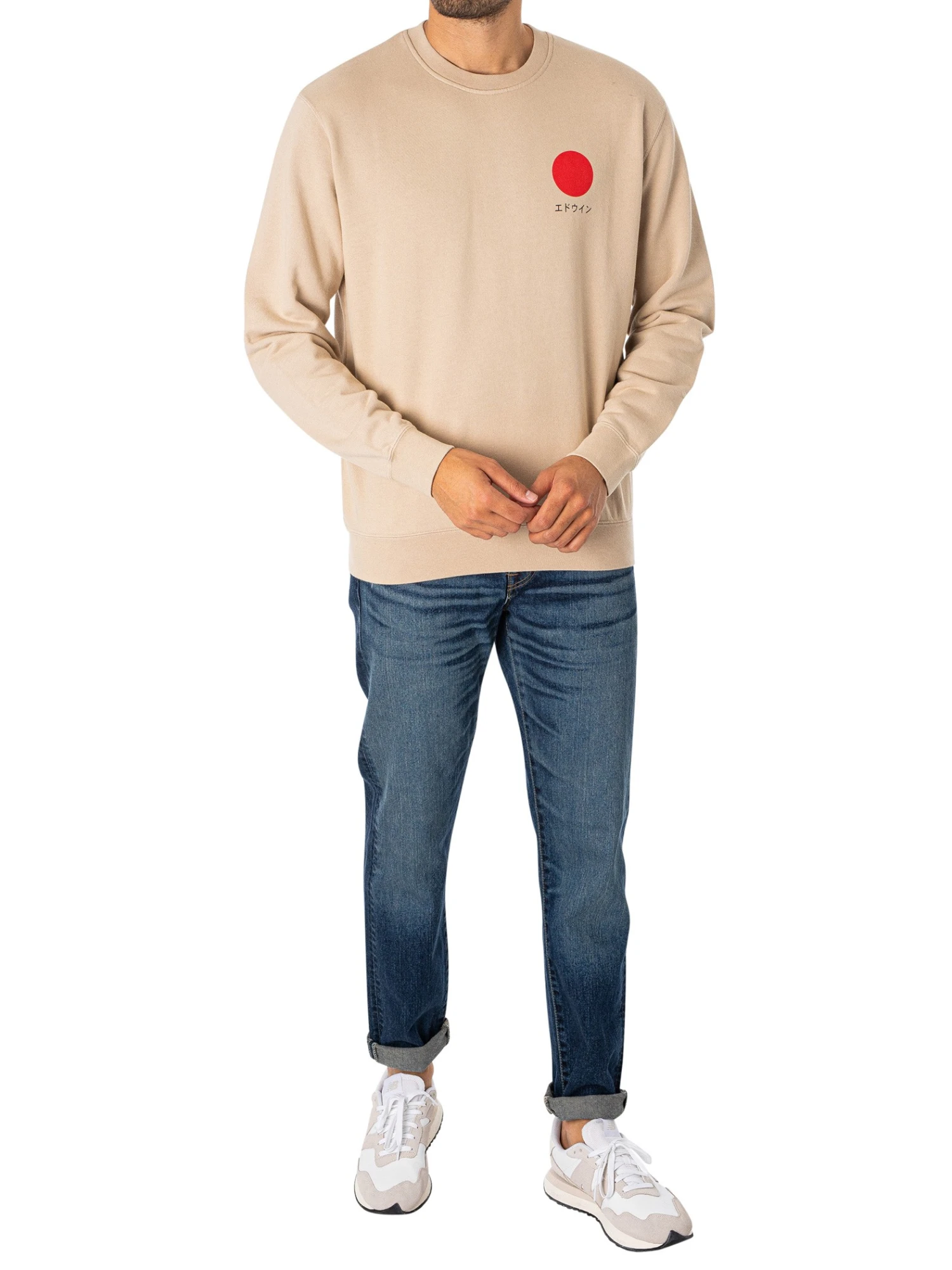 Edwin Sun Sweatshirt - White 5 Edwin Sun Sweatshirt - White - Image 5