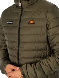Ellesse Lombardy Padded Jacket - Khaki -Standout Fashion Shop 48753d