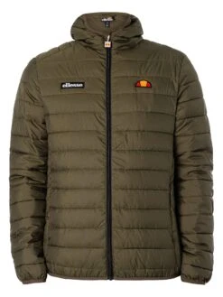 Ellesse Lombardy Padded Jacket - Khaki -Standout Fashion Shop 48753e