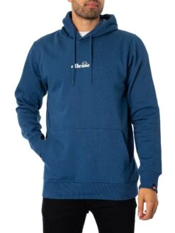 Ellesse Pershuta Pullover Hoodie - Blue