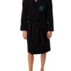 Emporio Armani Hooded Bathrobe - Black