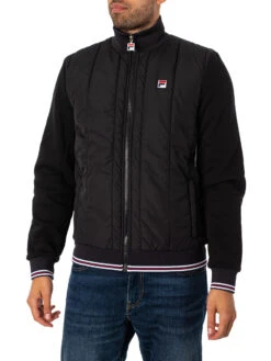 Fila Calum Puffer Jacket - Black