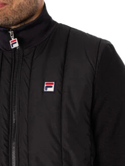 Fila Calum Puffer Jacket - Black -Standout Fashion Shop 48762d
