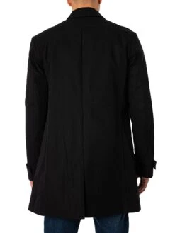 HUGO Marec2341 Trench Coat - Black -Standout Fashion Shop 48790c