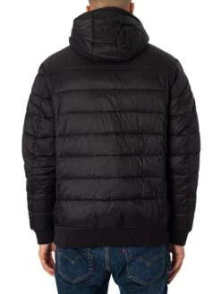 Lyle & Scott Wadded Jacket - Jet Black -Standout Fashion Shop 48804c