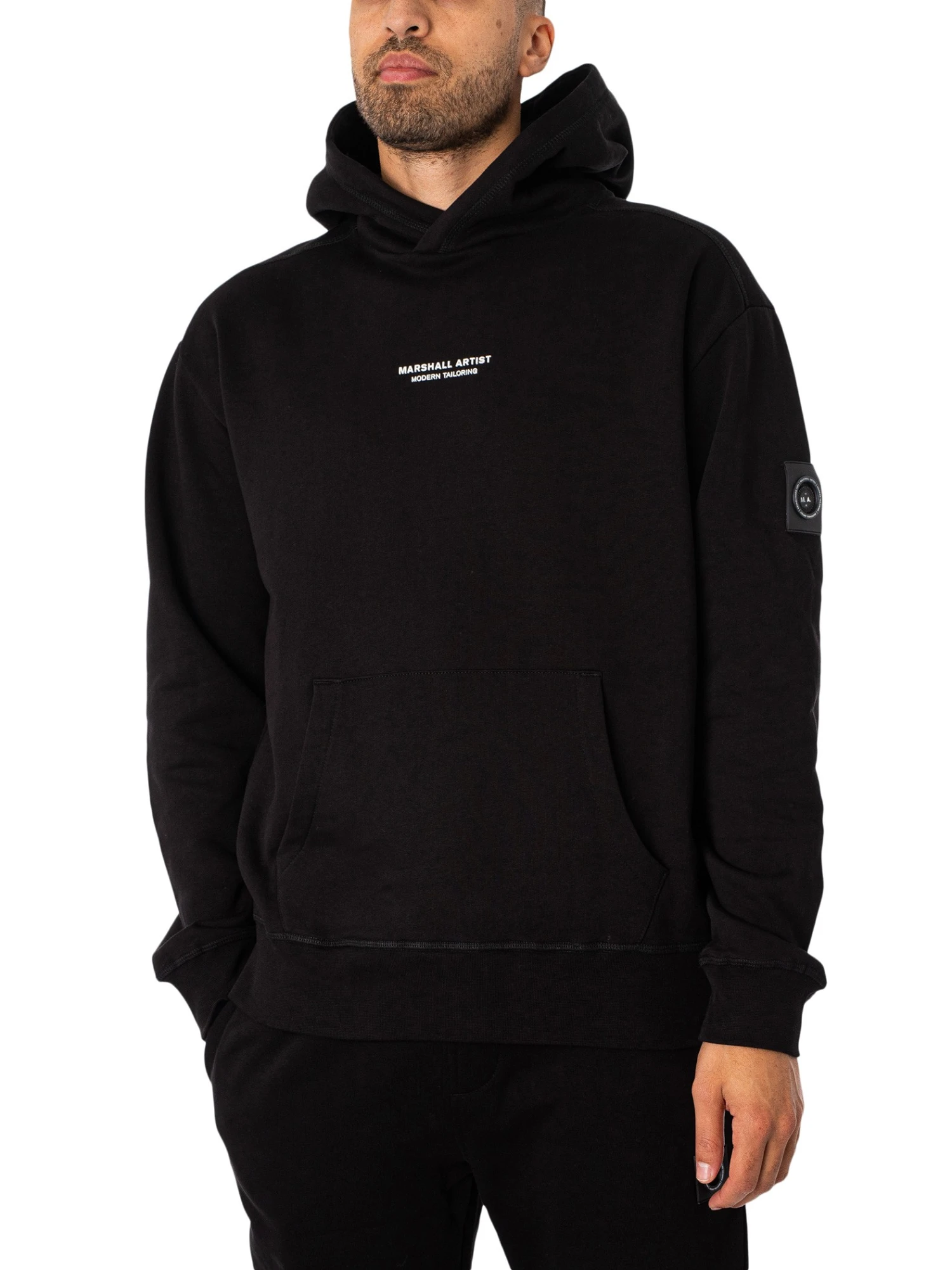 Marshall Artist Siren Pullover Hoodie - Black 2 Marshall Artist Siren Pullover Hoodie - Black - Image 2