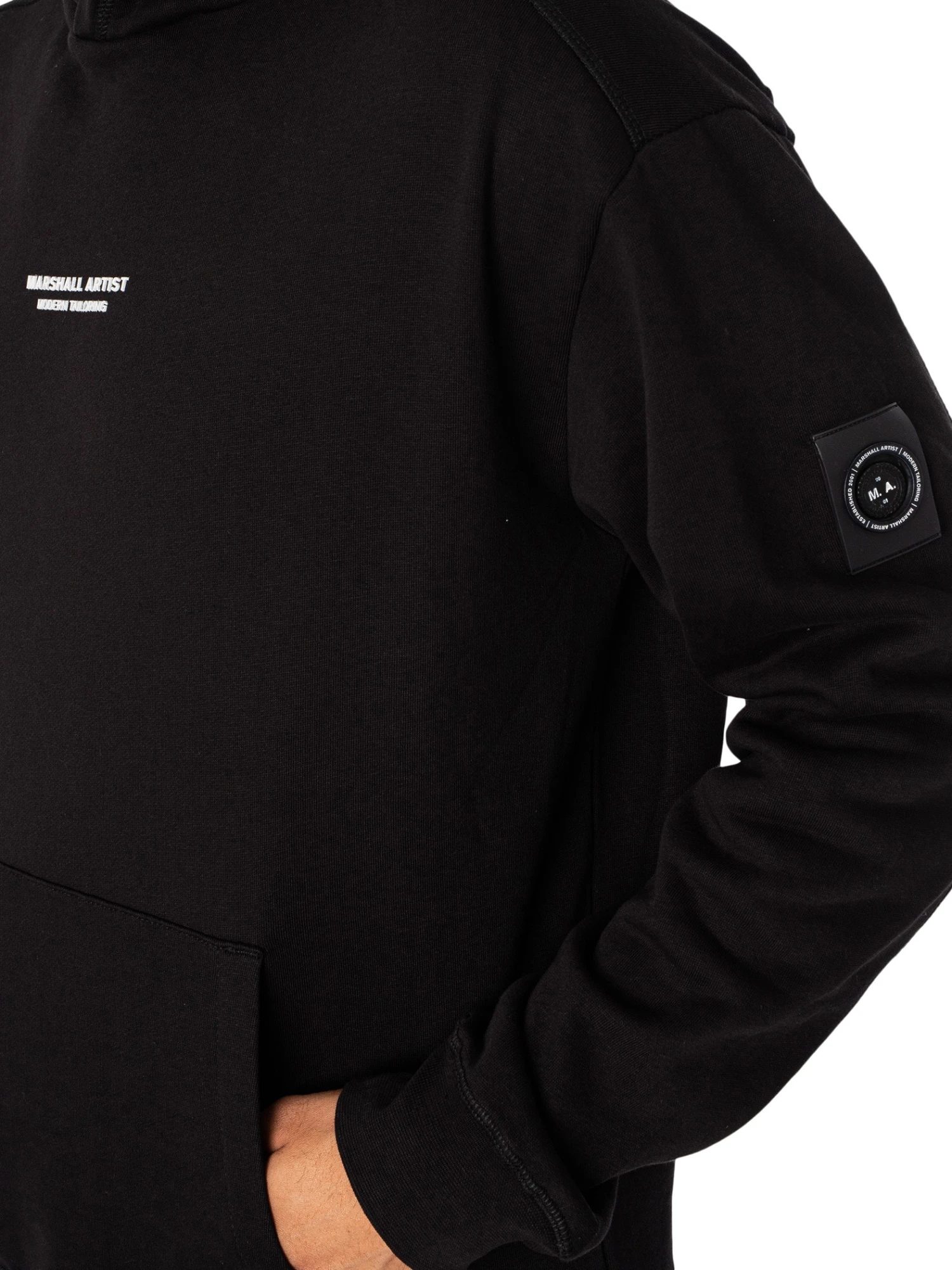 Marshall Artist Siren Pullover Hoodie - Black 4 Marshall Artist Siren Pullover Hoodie - Black - Image 4