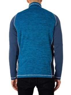 Regatta Hepley Moisture Wicking Half Zip Jacket - Skydiver/Ash -Standout Fashion Shop 48815c