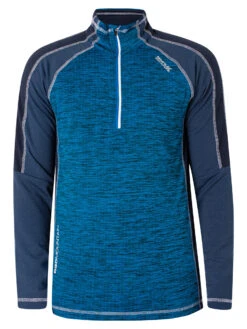 Regatta Hepley Moisture Wicking Half Zip Jacket - Skydiver/Ash -Standout Fashion Shop 48815e