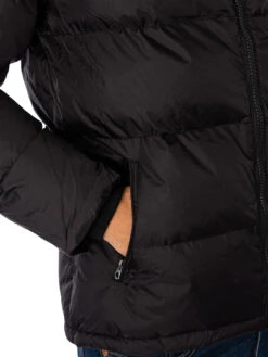Schott Utah Puffer Jacket - Black -Standout Fashion Shop 48825e