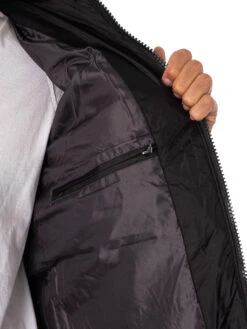 Schott Utah Puffer Jacket - Black -Standout Fashion Shop 48825g