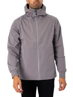 Weekend Offender Stipe Light Jacket - Light Grey