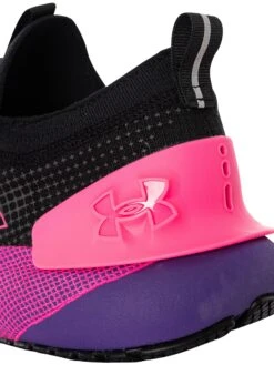 Under Armour HOVR Phantom 3 SE Storm Trainers - Black / Metro Purple -Standout Fashion Shop 48917i