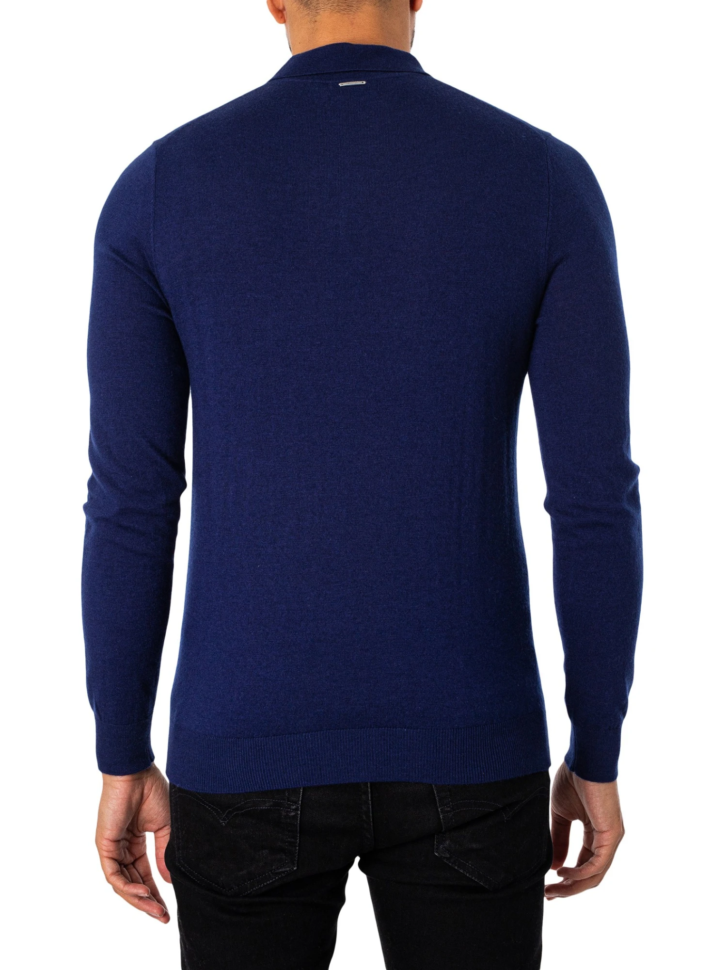 Antony Morato Cashmere Polo Shirt - Bluette 3 Antony Morato Cashmere Polo Shirt - Bluette - Image 3