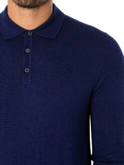 Antony Morato Cashmere Polo Shirt - Bluette 9 Antony Morato Cashmere Polo Shirt - Bluette -Standout Fashion Shop 48924d