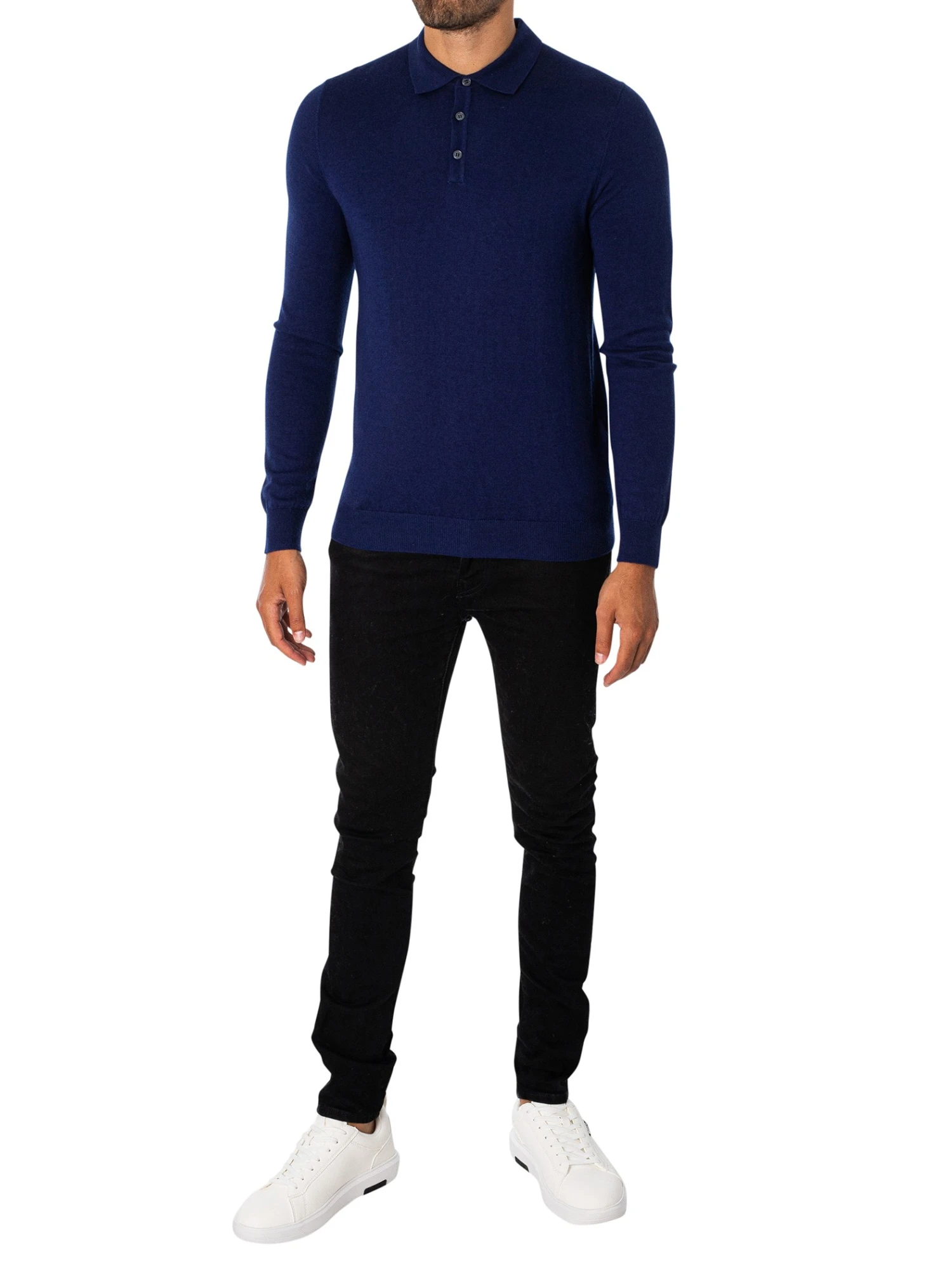 Antony Morato Cashmere Polo Shirt - Bluette 5 Antony Morato Cashmere Polo Shirt - Bluette - Image 5