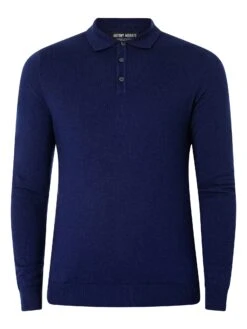 Antony Morato Cashmere Polo Shirt - Bluette 11 Antony Morato Cashmere Polo Shirt - Bluette -Standout Fashion Shop 48924f