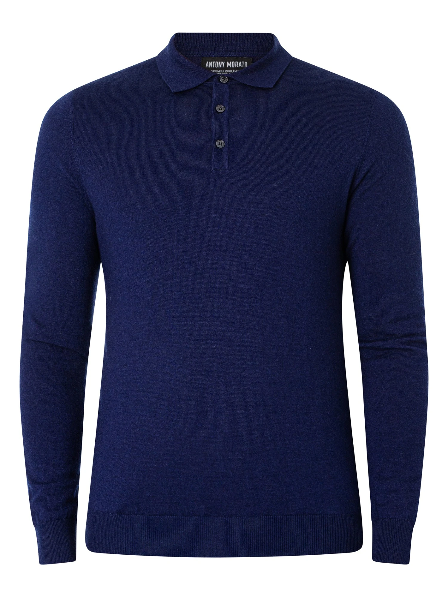 Antony Morato Cashmere Polo Shirt - Bluette 6 Antony Morato Cashmere Polo Shirt - Bluette - Image 6