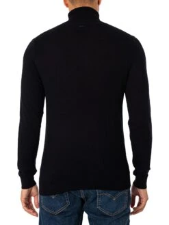 Antony Morato Cashmere Wool Turtleneck Knit - Black 8 Antony Morato Cashmere Wool Turtleneck Knit - Black -Standout Fashion Shop 48925c
