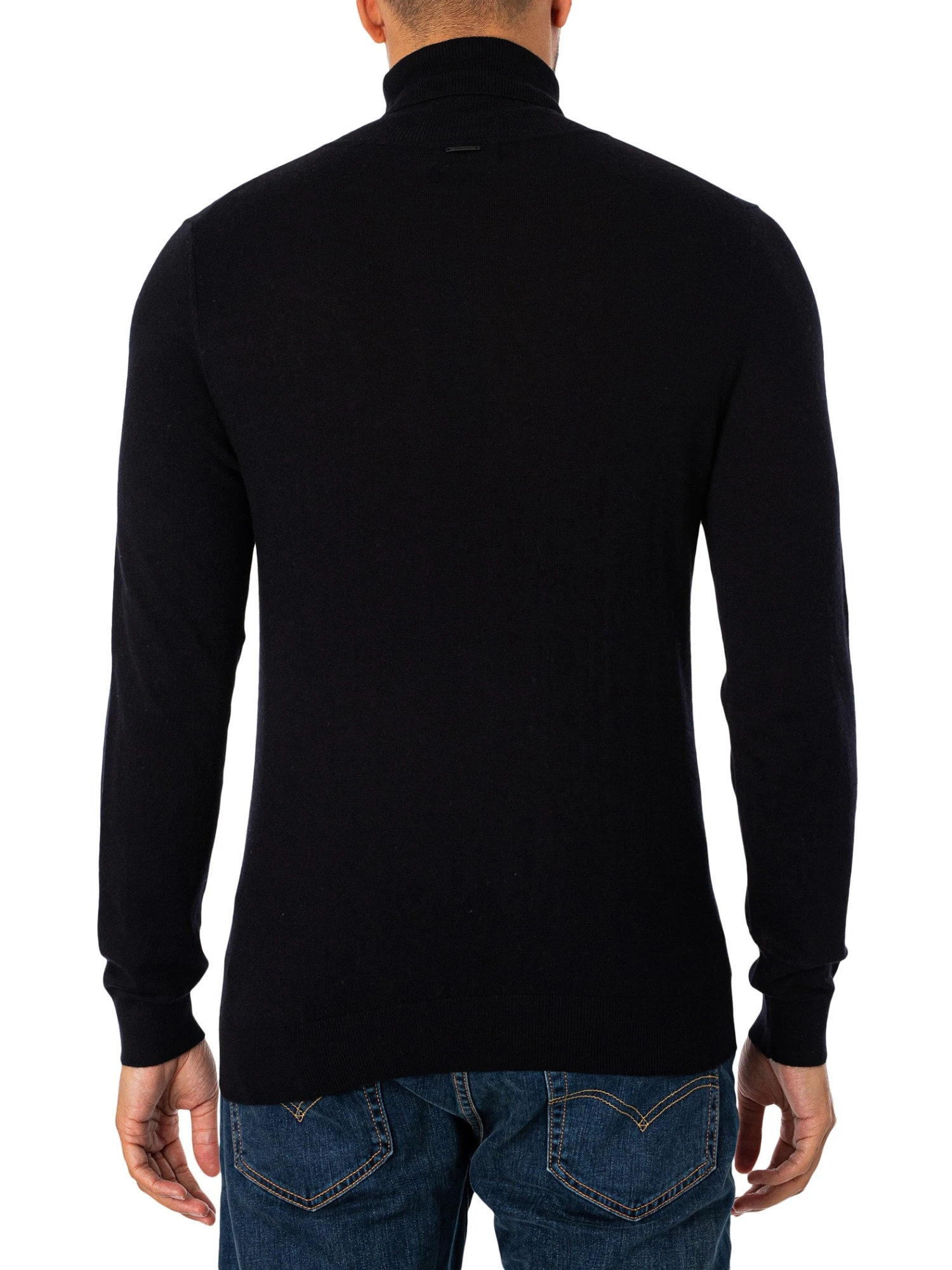 Antony Morato Cashmere Wool Turtleneck Knit - Black 3 Antony Morato Cashmere Wool Turtleneck Knit - Black - Image 3