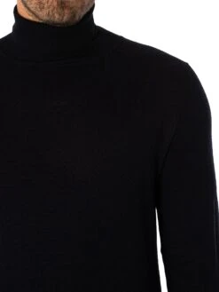 Antony Morato Cashmere Wool Turtleneck Knit - Black 9 Antony Morato Cashmere Wool Turtleneck Knit - Black -Standout Fashion Shop 48925d