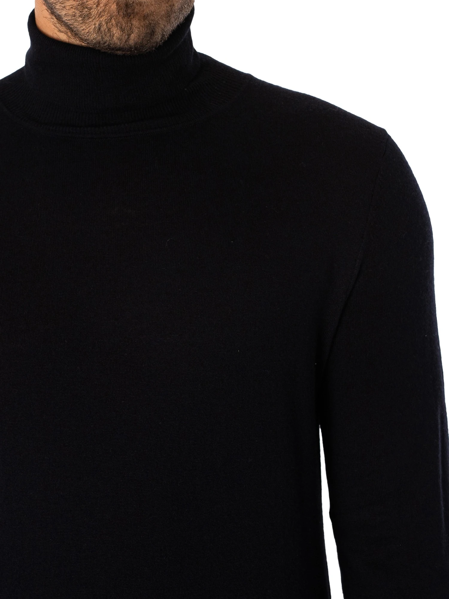 Antony Morato Cashmere Wool Turtleneck Knit - Black 4 Antony Morato Cashmere Wool Turtleneck Knit - Black - Image 4