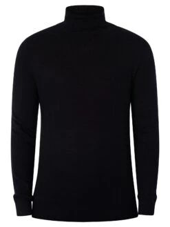 Antony Morato Cashmere Wool Turtleneck Knit - Black 11 Antony Morato Cashmere Wool Turtleneck Knit - Black -Standout Fashion Shop 48925f