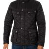Barbour International Tourer Ariel Quilted Jacket - Black