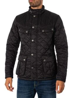 Barbour International Tourer Ariel Quilted Jacket - Black
