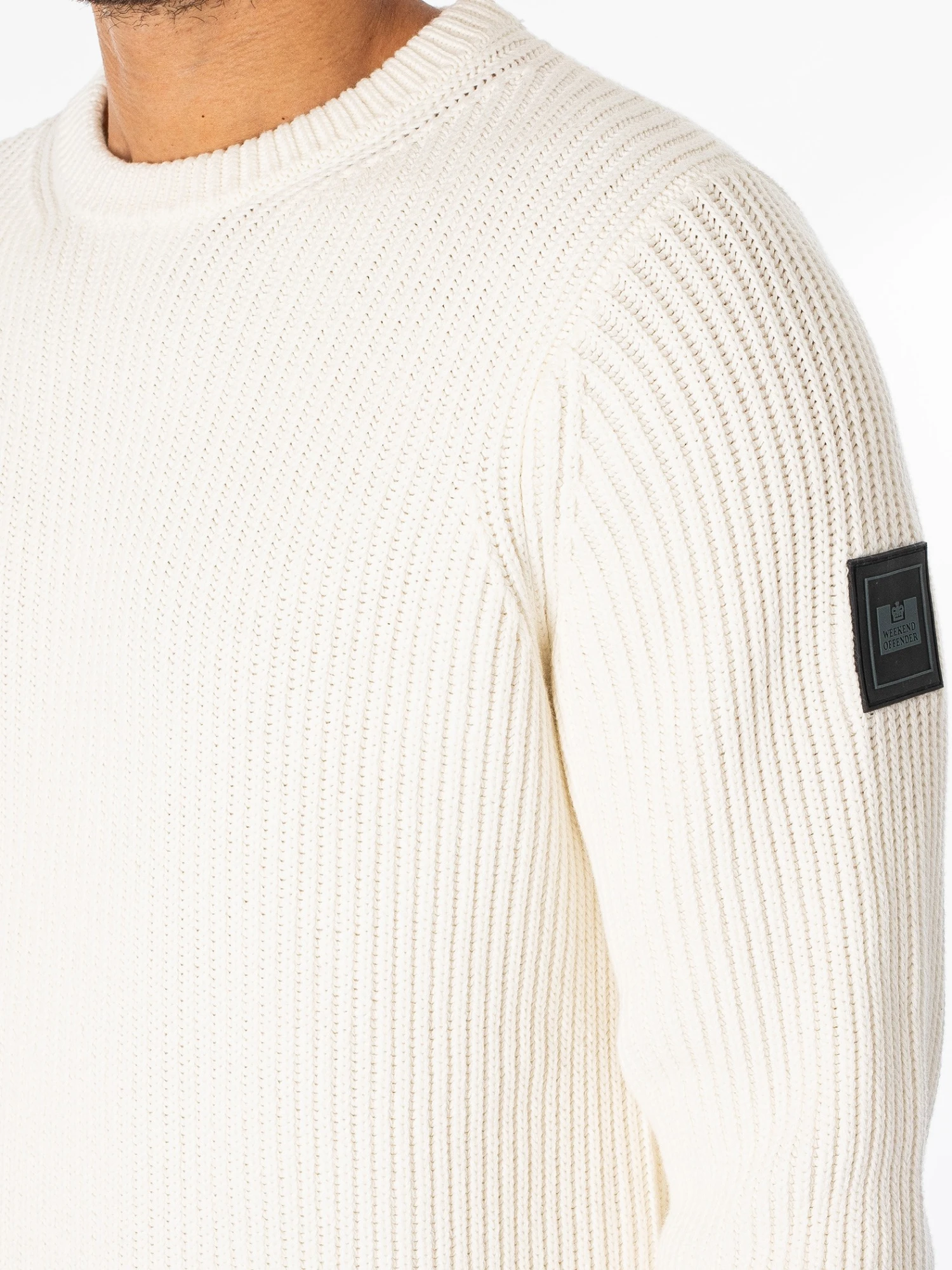 Weekend Offender Couto Sweatshirt - Winter White 4 Weekend Offender Couto Sweatshirt - Winter White - Image 4
