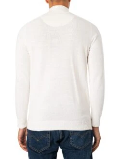 Weekend Offender Pierre Zip Knit - Winter White -Standout Fashion Shop 48970c