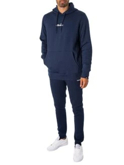Ellesse Sucre Hoodie Tracksuit - Navy