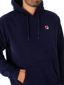 Fila Finn Pullover Hoodie - Navy -Standout Fashion Shop 48996d