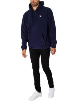 Fila Finn Pullover Hoodie - Navy -Standout Fashion Shop 48996e