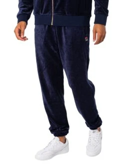 Fila Sullivan Velour Joggers - Navy