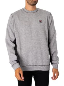 Fila Webber Sweatshirt - Grey Marl/Charcoal