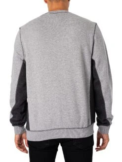 Fila Webber Sweatshirt - Grey Marl/Charcoal -Standout Fashion Shop 49003c