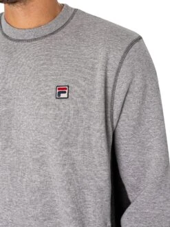 Fila Webber Sweatshirt - Grey Marl/Charcoal -Standout Fashion Shop 49003d