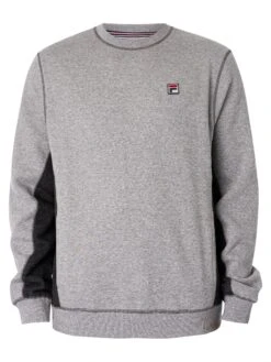Fila Webber Sweatshirt - Grey Marl/Charcoal -Standout Fashion Shop 49003e