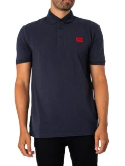 HUGO Dereso232 Slim Polo Shirt - Dark Blue