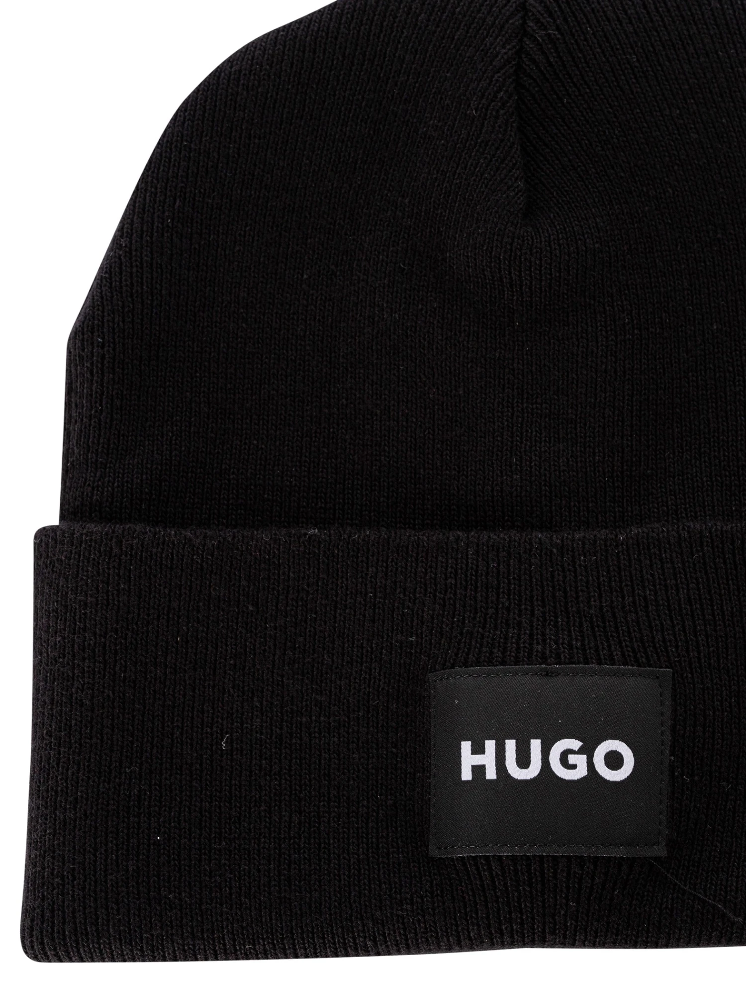 HUGO Xevon Beanie - Black 2 HUGO Xevon Beanie - Black - Image 2