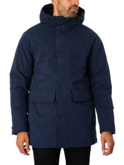 Jack & Jones Champ Parka Jacket - Navy Blazer