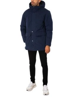 Jack & Jones Champ Parka Jacket - Navy Blazer -Standout Fashion Shop 49039f
