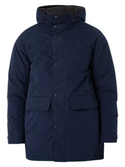 Jack & Jones Champ Parka Jacket - Navy Blazer -Standout Fashion Shop 49039g